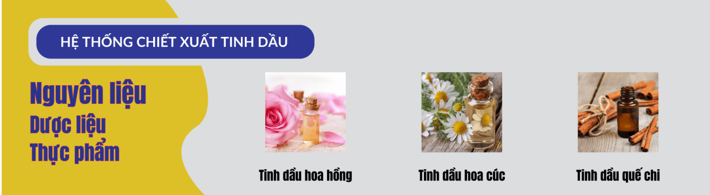 Hệ thống chiết xuất tinh dầu