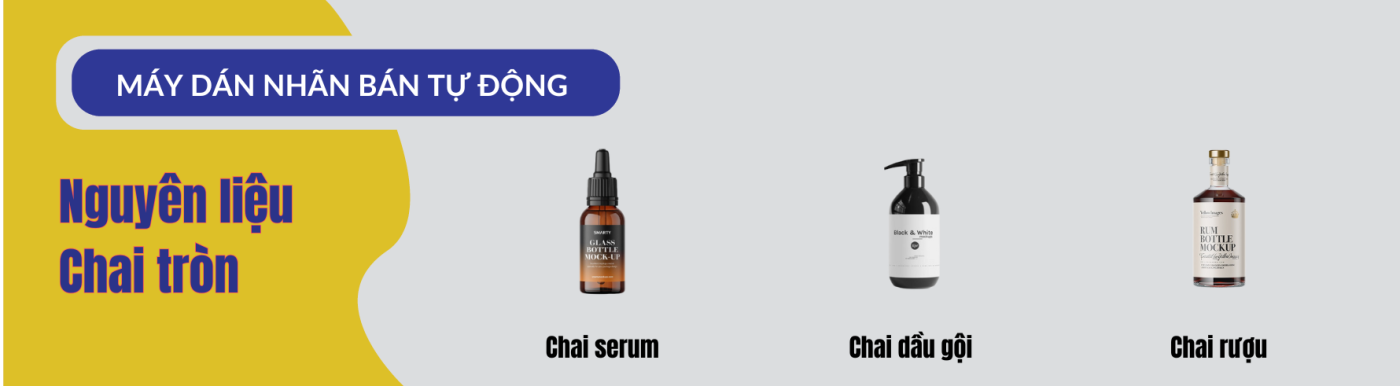 Máy dán nhãn bán tự động