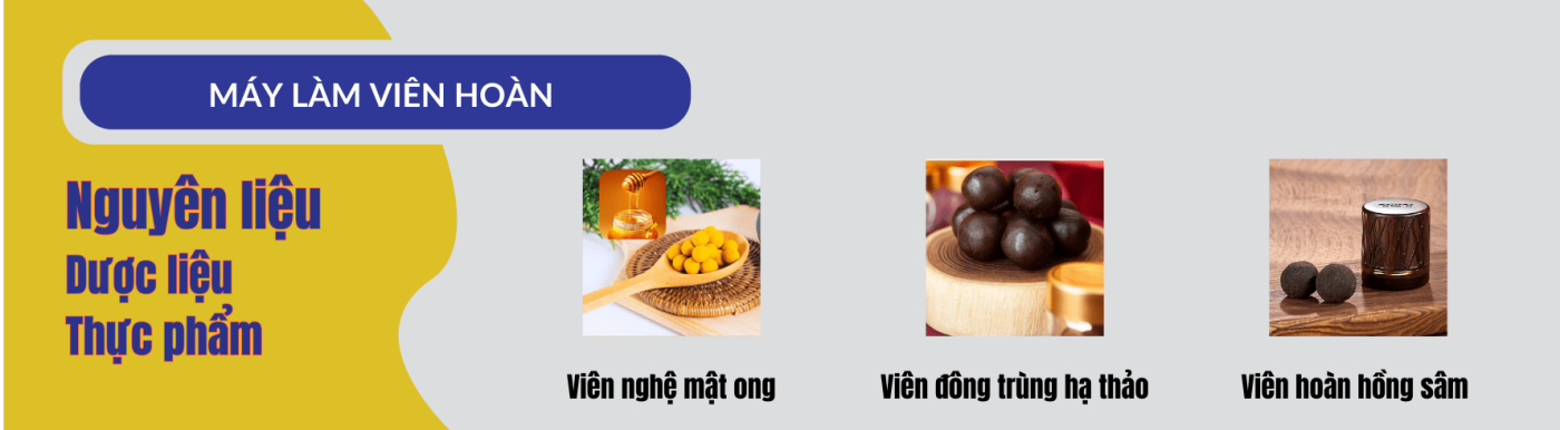 Máy làm viên hoàn