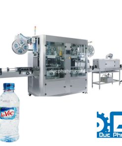 Máy phóng nhãn tự động thân và nắp chai