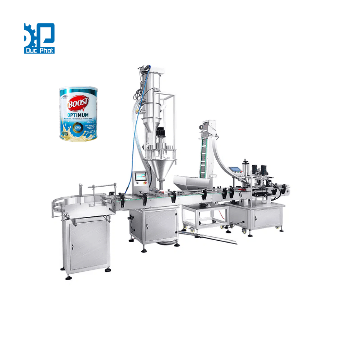 Dây chuyền chiết lon sữa bột