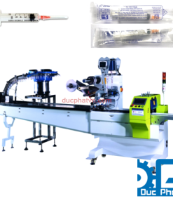 Máy đóng gói bơm tiêm Đức Phát