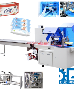 Máy đóng gói khăn ướt Đức Phát