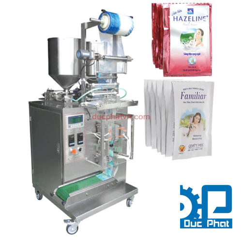 Máy đóng gói sữa tắm Đức Phát