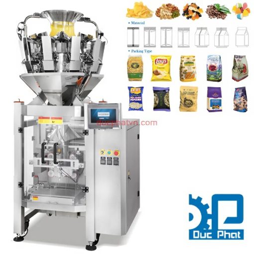 Máy đóng gói cân định lượng 10 đầu cân