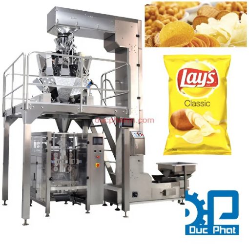 Máy đóng gói định lượng snack ăn vặt tự động