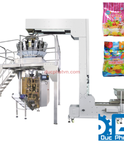 Máy đóng gói cân định lượng thạch rau câu