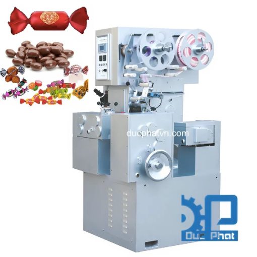 Máy đóng gói xoắn kẹo 2 đầu