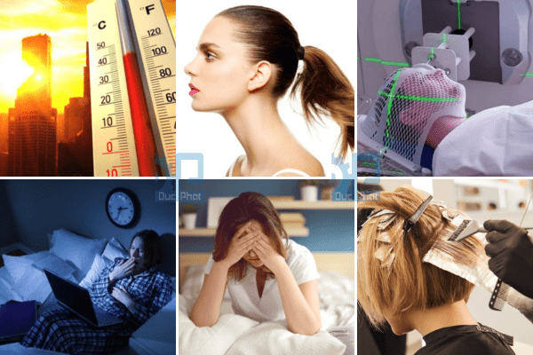 Nguyên nhân gây rụng tóc
