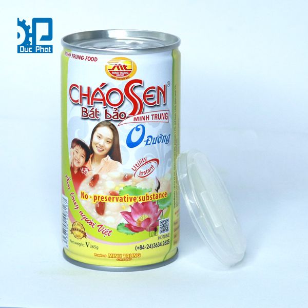 Đóng gói cháo dạng lon
