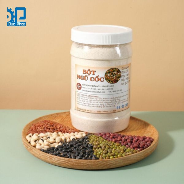 Bột ngũ cốc dạng chai, lọ nhựa