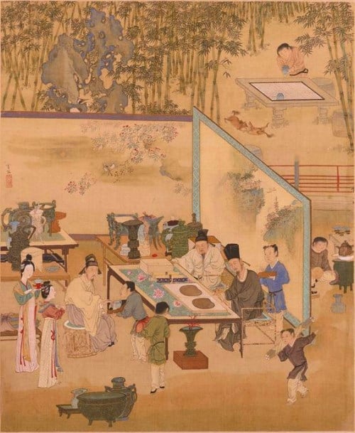 Phong cách thưởng trà xưa