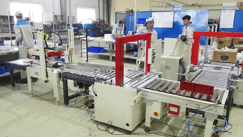 Dây chuyền máy đóng thùng Carton