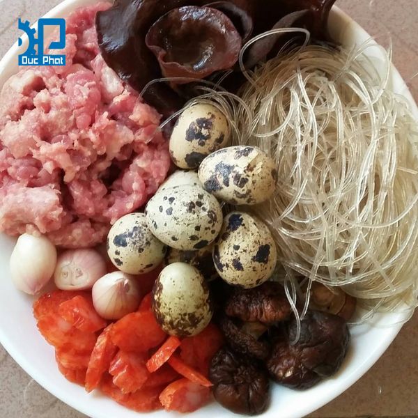 Xào nhân bánh bao 