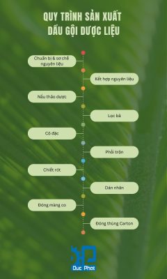 Quy trình sản xuất dầu gội dược liệu