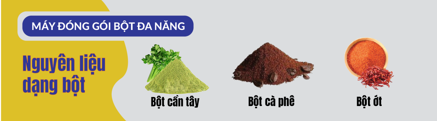 Máy đóng gói bột cần tây