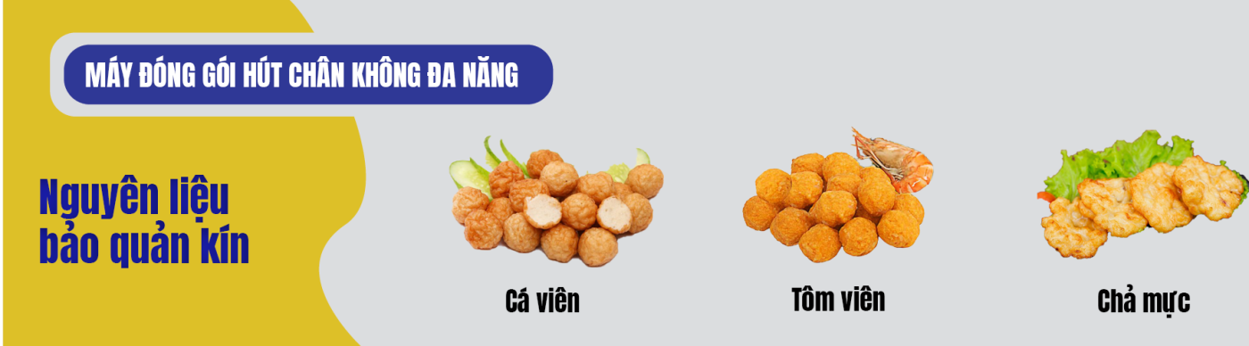 Máy đóng gói chả mực