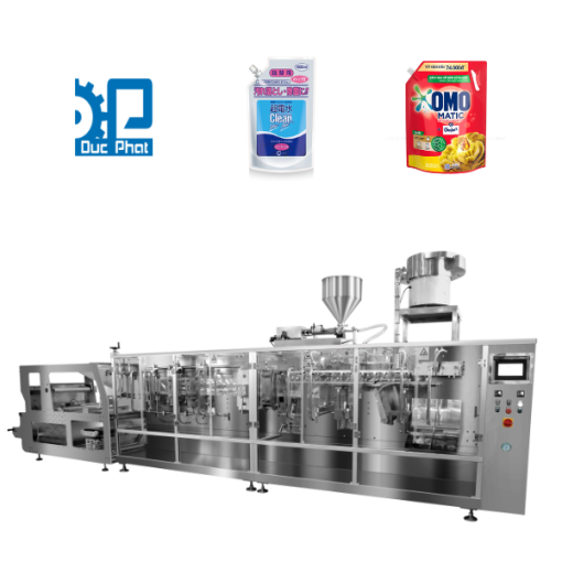 Máy đóng gói túi nước giặt gắn vòi tự động