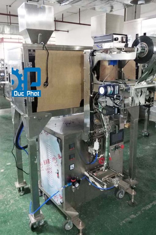 Máy đóng gói chè 2 đầu cân