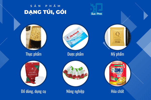 Các sản phẩm đóng gói dạng túi, gói