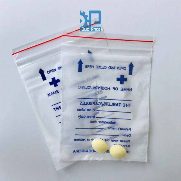 Ứng dụng của túi zip trong ngành dược phẩm
