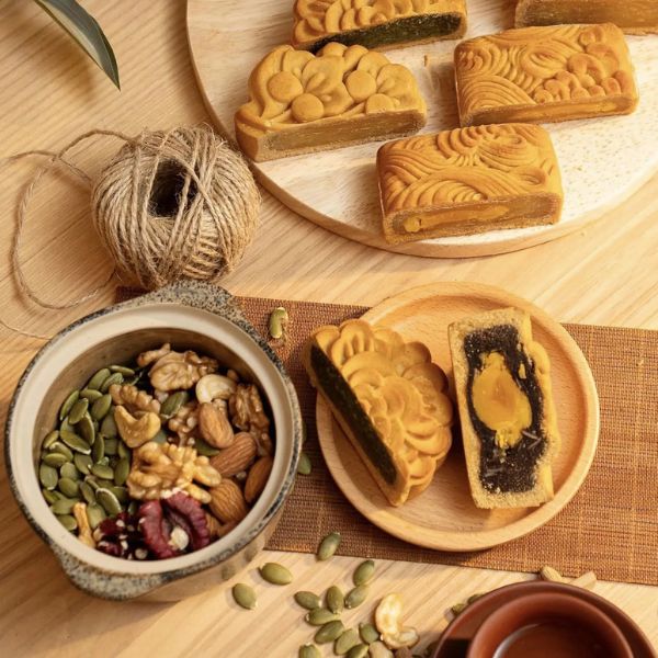 Bánh trung thu với những nhân healthy