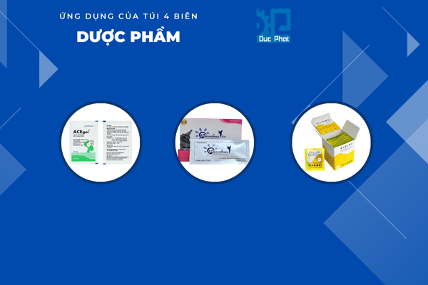 Ứng dụng của túi 4 biên trong ngành dược phẩm