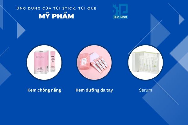 Ứng dụng của túi stick ngành mỹ phẩm