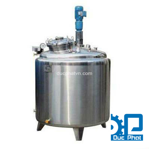 Bồn trộn gia nhiệt mỹ phẩm có cánh khuấy