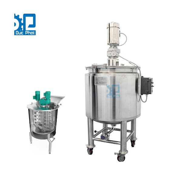 Bồn trộn gia nhiệt có cánh khuấy