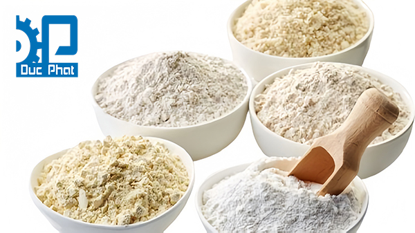 Các loại bột thay thế bột tàn mì