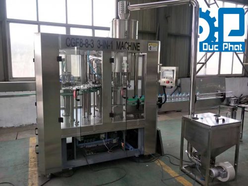 Máy móc trong dây chuyền