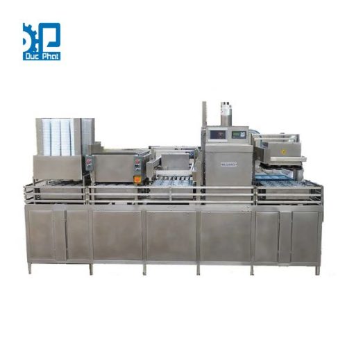 Dây chuyền chiết rót sữa chua, thạch rau câu dạng hũ