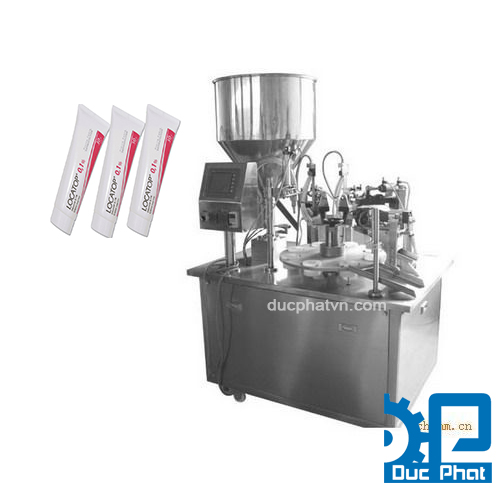 Máy chiết tuýp bán tự động