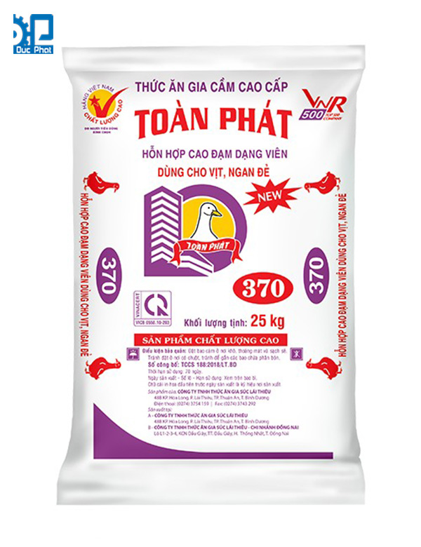 Bao cám đạt chuẩn