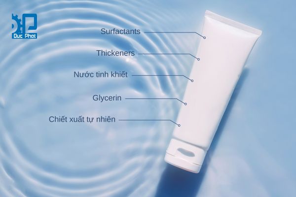 Chuẩn bị nguyên liệu sản xuất sữa rửa mặt
