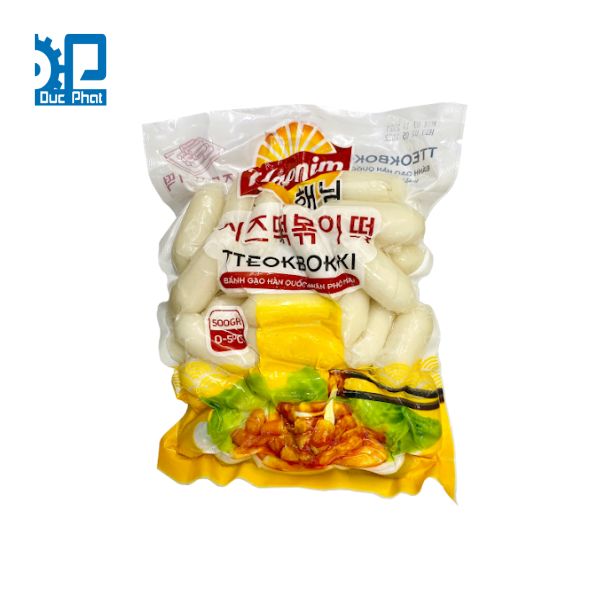 Đóng gói túi bánh gạo hút chân không