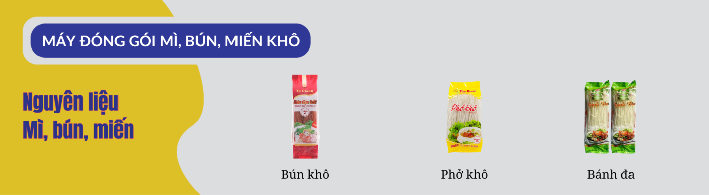 Máy đóng gói mì bún miến khô