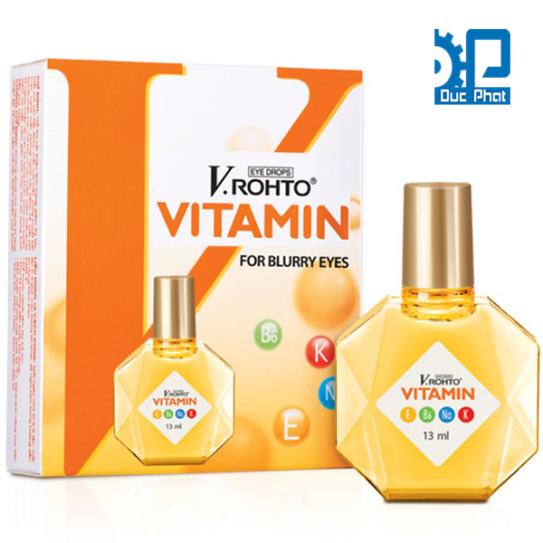 Thuốc nhỏ mắt bổ sung vitamin