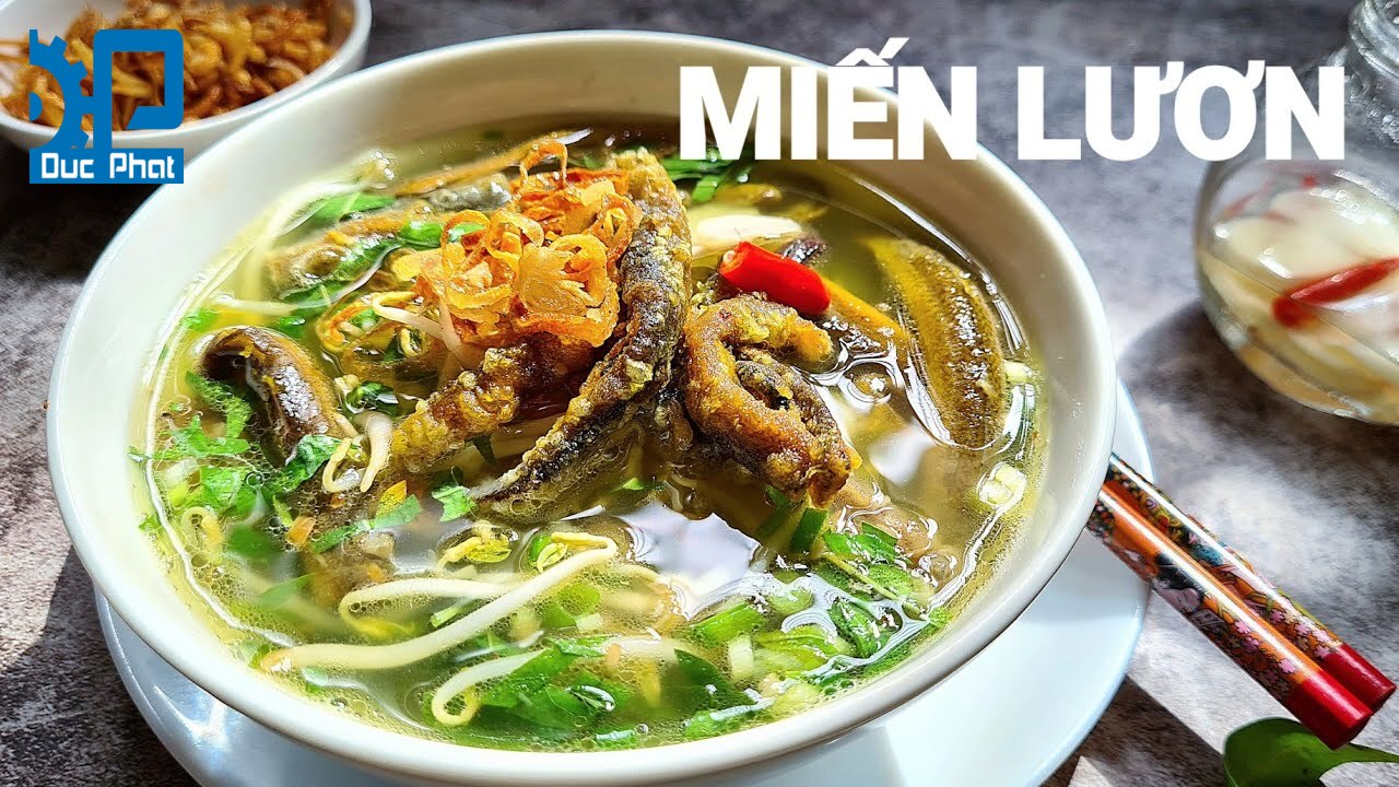 Miến lươn hành phi
