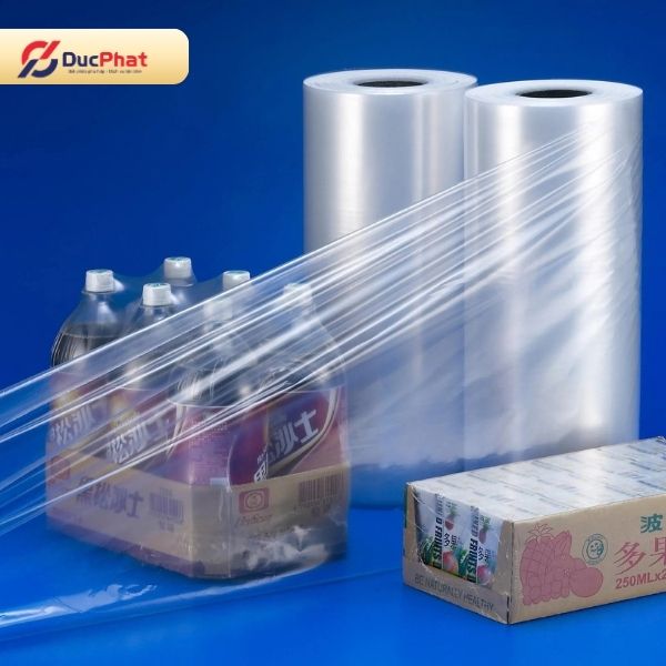 Màng co PE có độ bền tốt, phù hợp để đóng lốc và bao bọc sản phẩm Màng co PE có độ bền tốt, phù hợp để đóng lốc và bao bọc sản phẩm