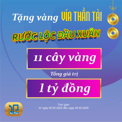 Tặng vàng ngày vía thần tài