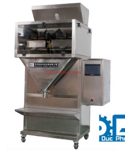 Máy cân định lượng cà phê hạt bán tự động 2 đầu cân