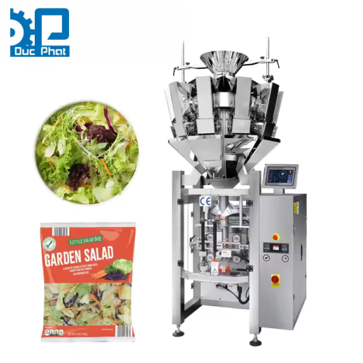 Dây chuyền đóng gói rau salad tự động