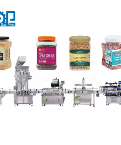 Dây chuyền đóng lọ cacao dạng hạt