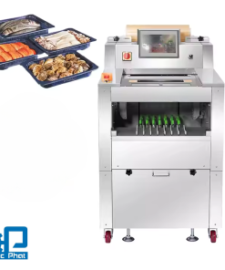 Máy bọc khay hải sản bán tự động