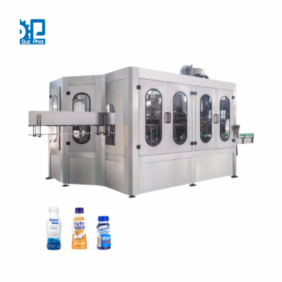 Máy chiết rót sữa tươi đóng chai