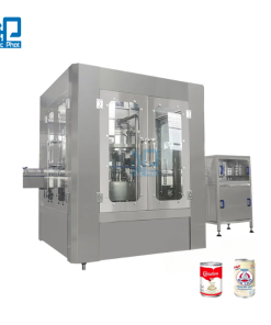 Máy chiết rót sữa tươi đóng lon tự động