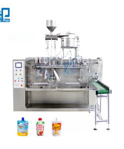 Máy chiết rót sữa tươi túi có vòi tự động