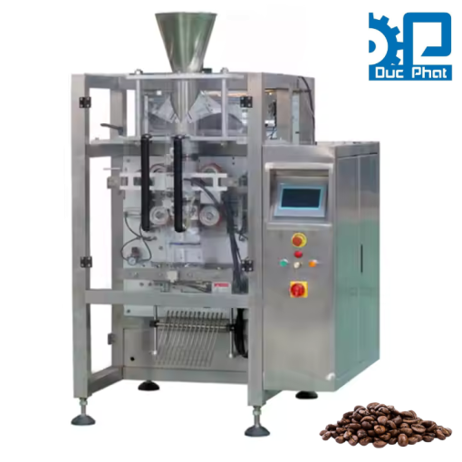 Máy đóng gói cà phê hạt cốc đong máng cổ áo 500-1000g